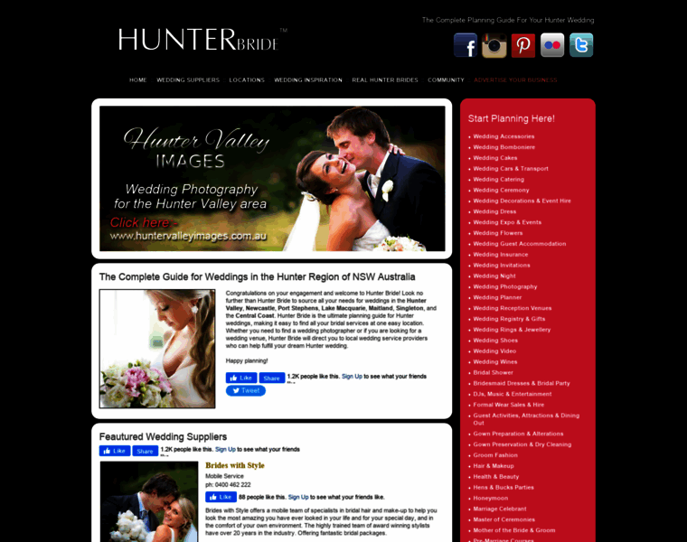 Hunterbride.com.au thumbnail