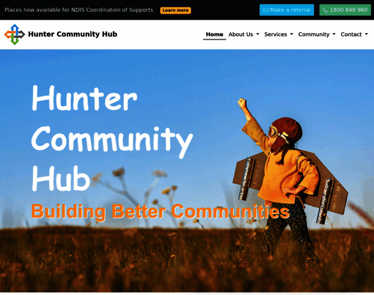 Huntercommunityhub.org thumbnail