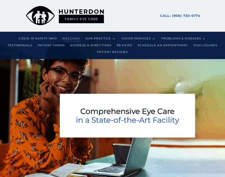 Hunterdonfamilyeyecare.com thumbnail