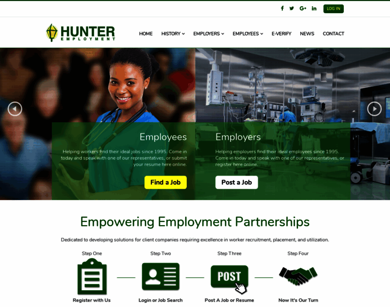 Hunteremployment.com thumbnail