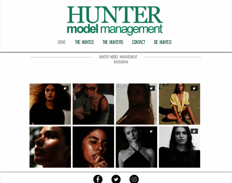 Huntermodelmanagement.com thumbnail