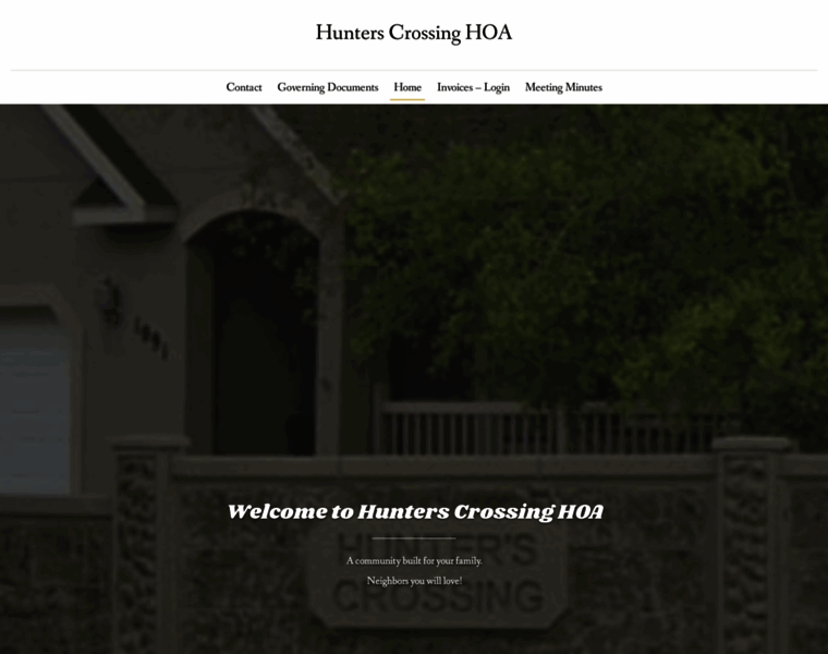 Hunterscrossinghoa.com thumbnail Hunterscrossinghoa.com thumbnail