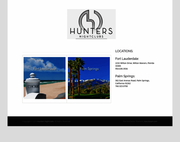 Huntersnightclubs.com thumbnail