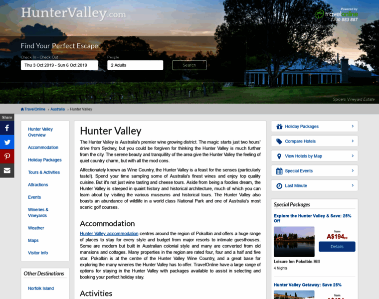 Huntervalley.com thumbnail
