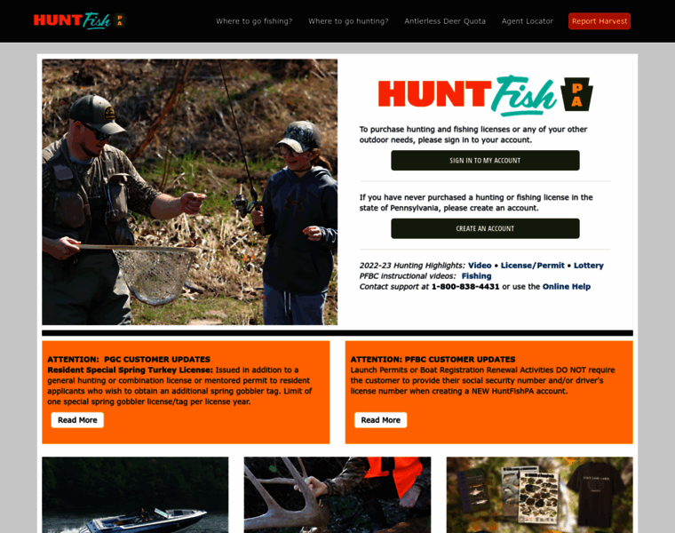 Huntfish.pa.gov thumbnail