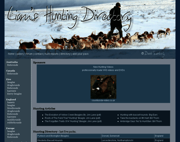 Hunting-directory.org.uk thumbnail