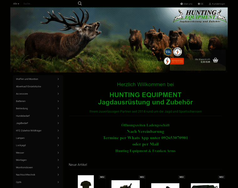 Hunting-equipment.de thumbnail