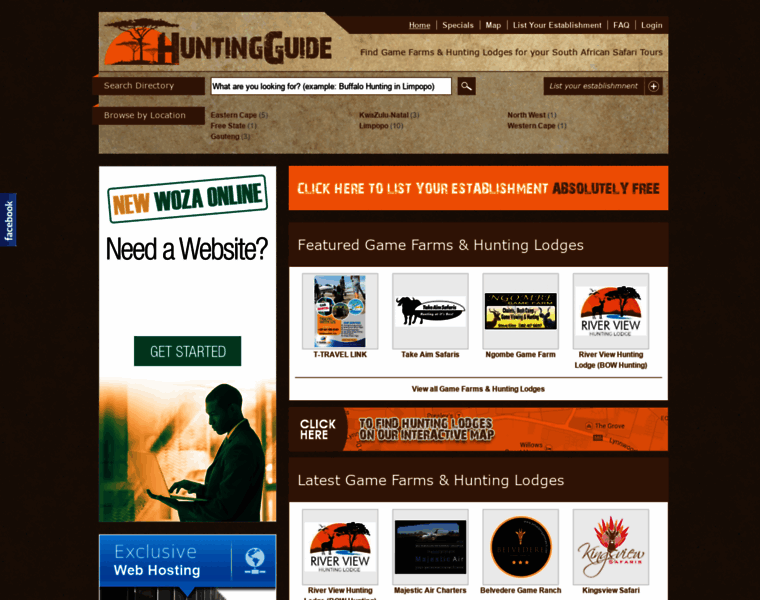 Huntingguide.co.za thumbnail