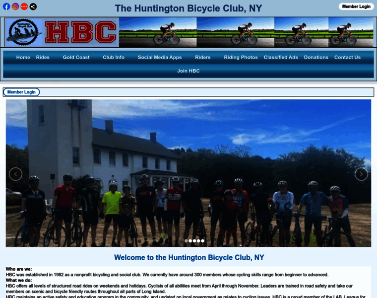 Huntingtonbikeclub.com thumbnail