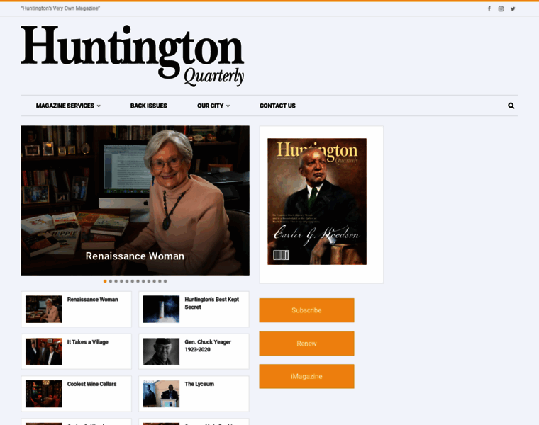 Huntingtonquarterly.com thumbnail