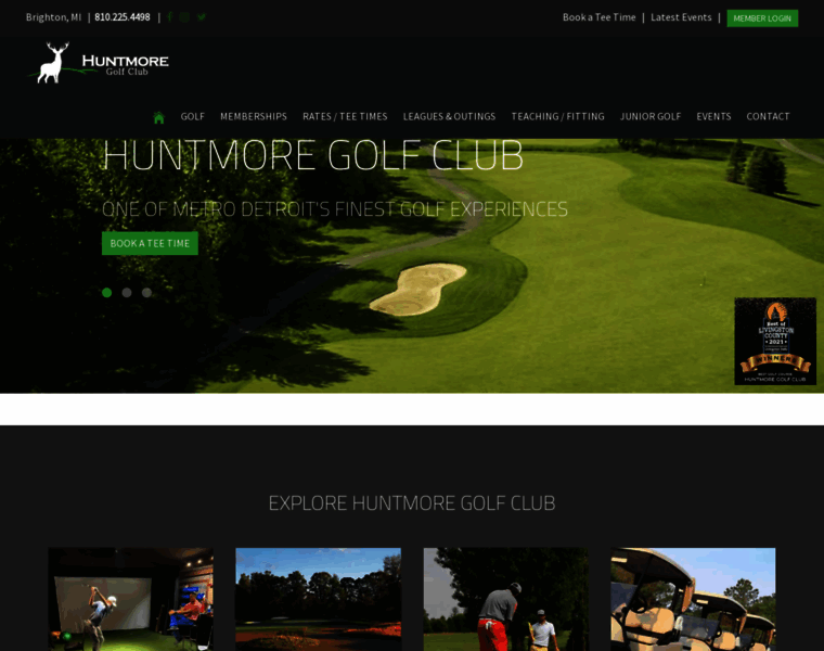 Huntmoregolfclub.com thumbnail