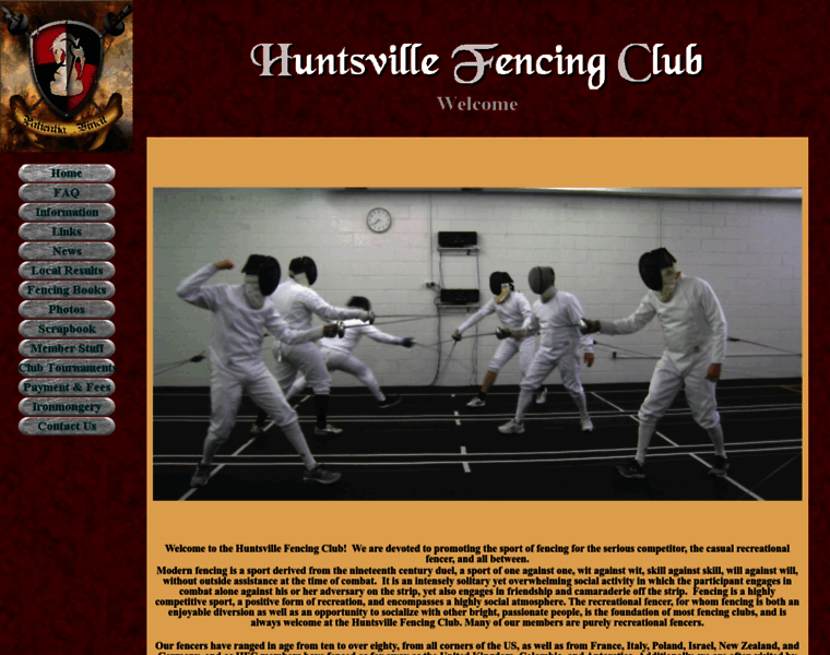 Huntsvillefencingclub.org thumbnail