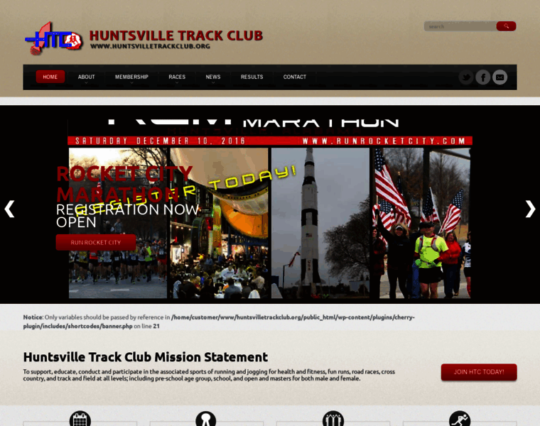 Huntsvilletrackclub.org thumbnail