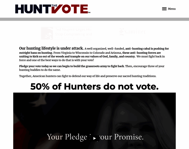 Huntthevote.org thumbnail