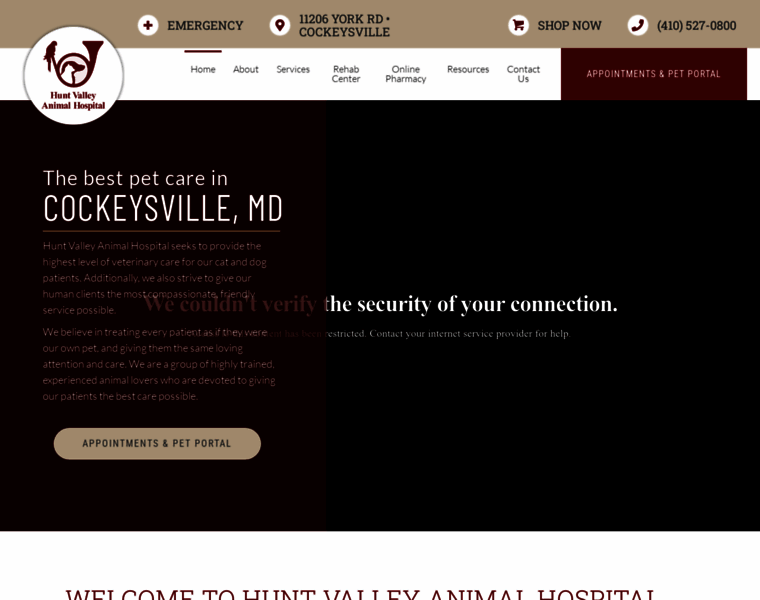 Huntvalleyanimalhospital.com thumbnail