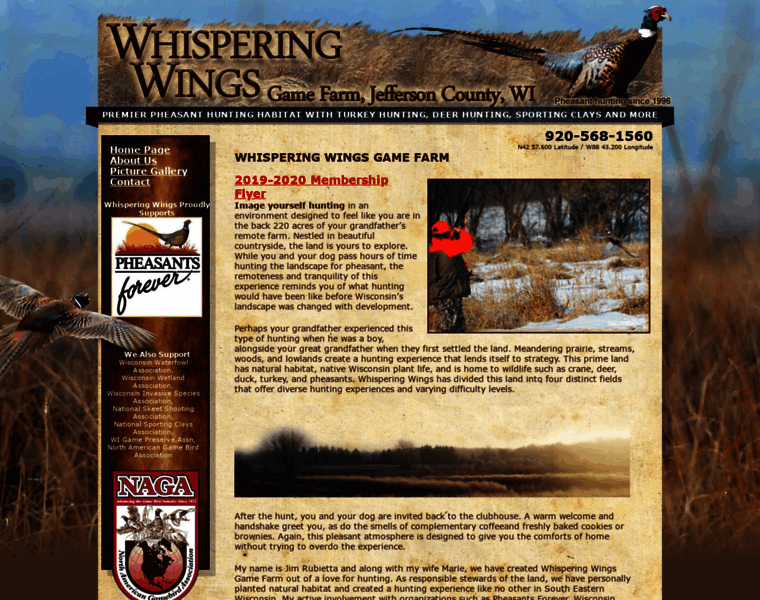 Huntwhisperingwings.com thumbnail