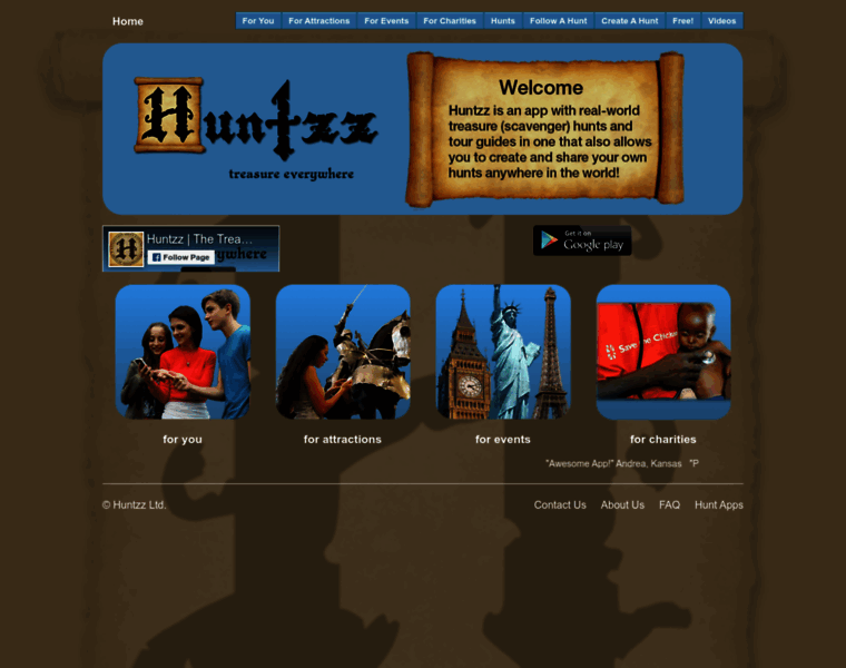 Huntzz.com thumbnail