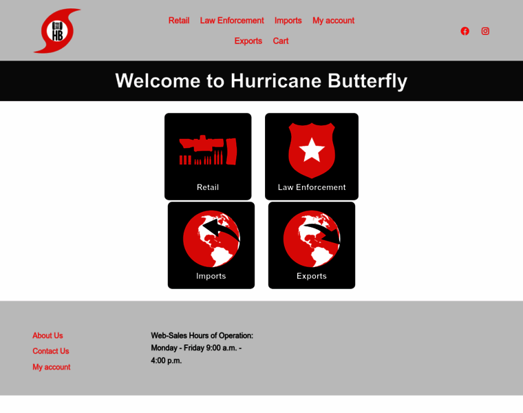 Hurricanebutterfly.net thumbnail