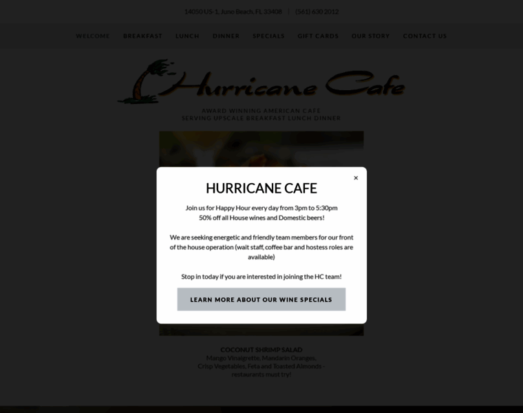 Hurricanecafe.com thumbnail