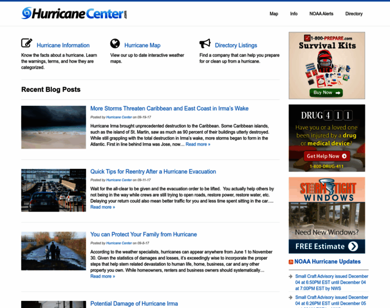 Hurricanecenter.com thumbnail