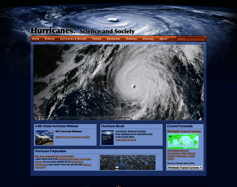 Hurricanescience.net thumbnail