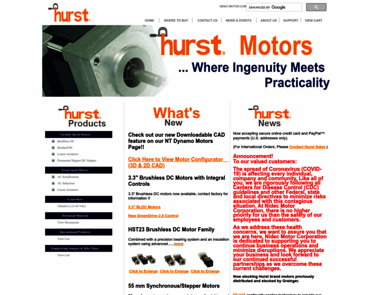 Hurst-motors.com thumbnail