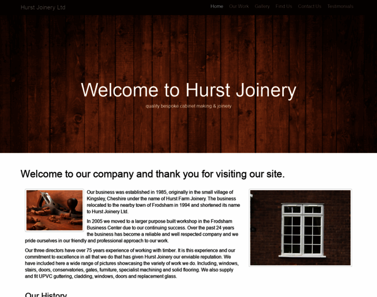Hurstjoinery.co.uk thumbnail
