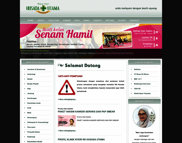 Husadautamahospital.com thumbnail