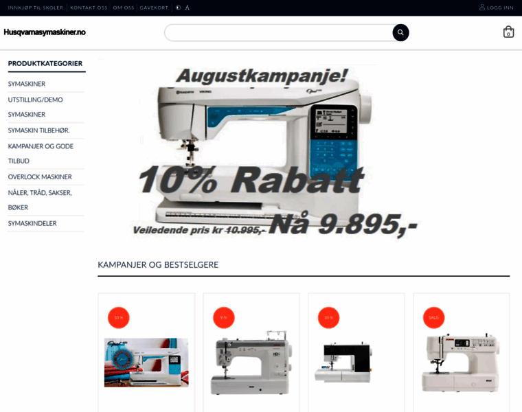 Husqvarnasymaskiner.no thumbnail Husqvarnasymaskiner.no thumbnail