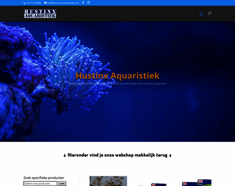 Hustinx-aquaristiek.com thumbnail