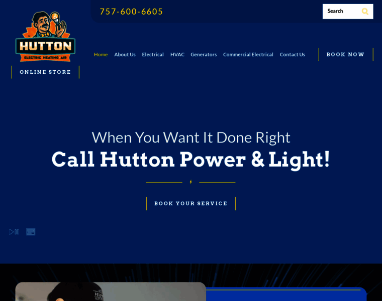 Huttonpowerandlight.com thumbnail