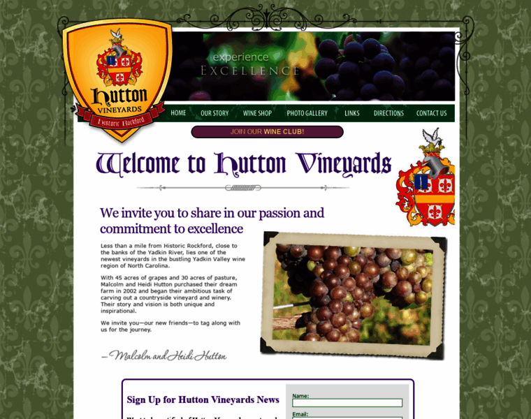 Huttonvineyards.com thumbnail