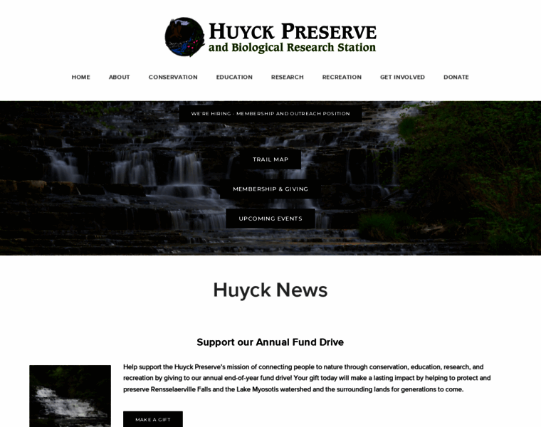 Huyckpreserve.org thumbnail