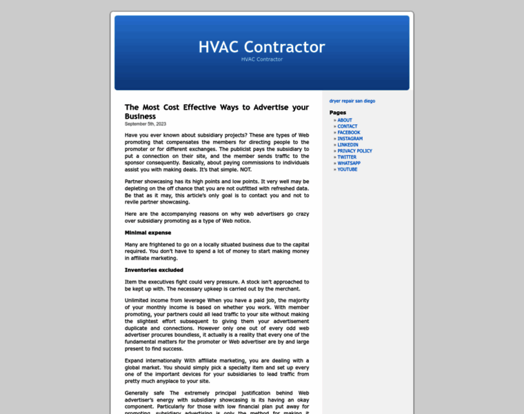 Hvaccontractor.tk thumbnail
