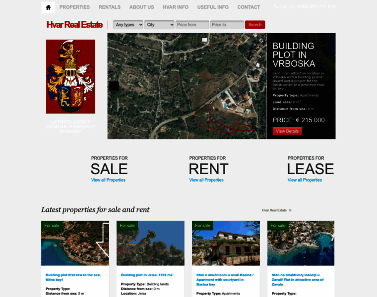 Hvar-properties.com thumbnail