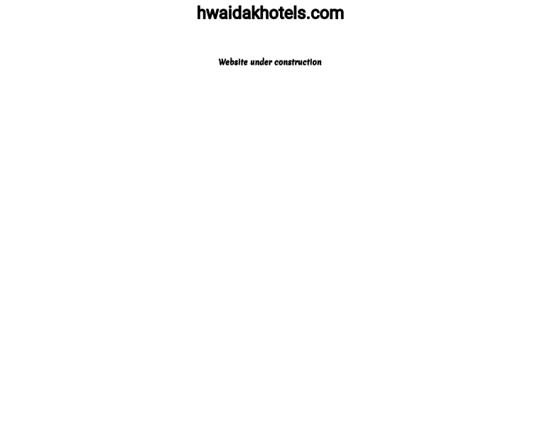 Hwaidakhotels.com thumbnail