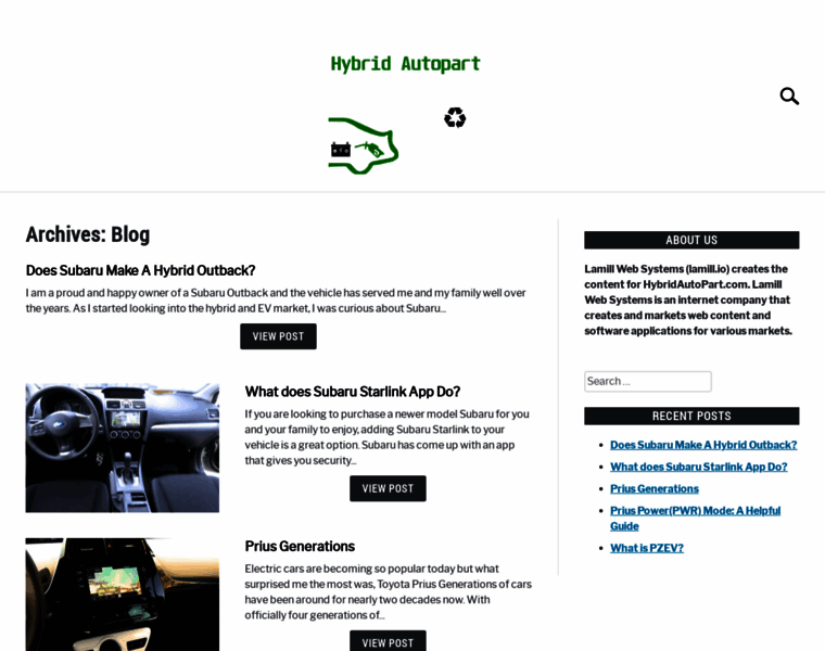 Hybridautopart.com thumbnail