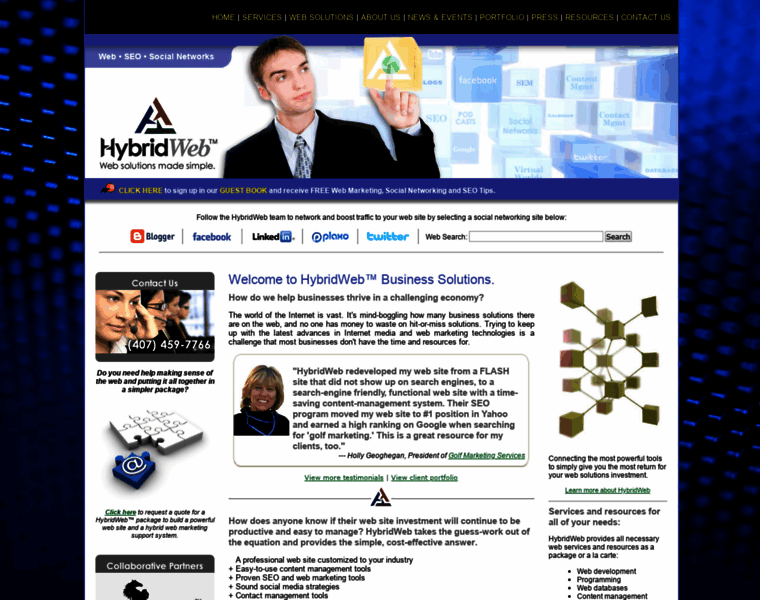Hybridwebmedia.com thumbnail