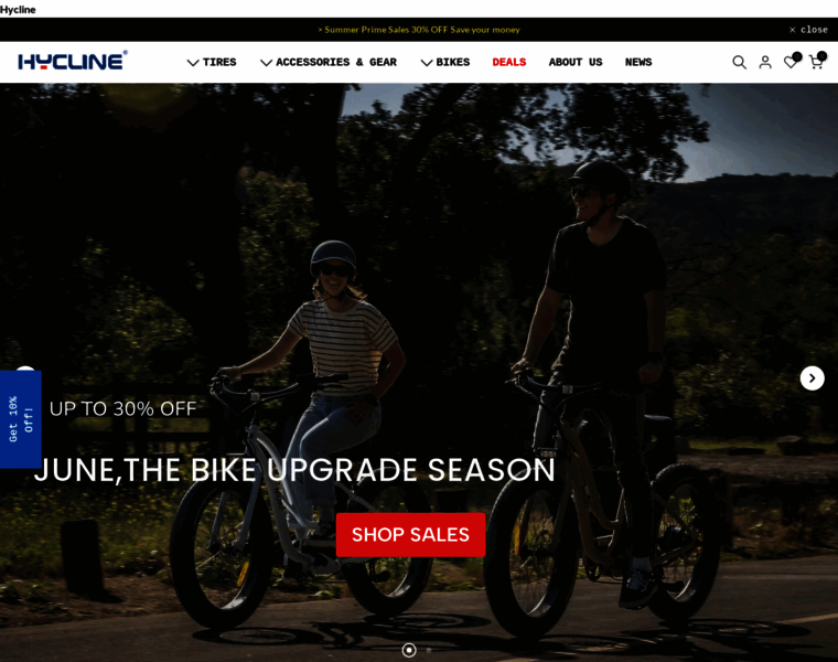 Hyclinebike.com thumbnail