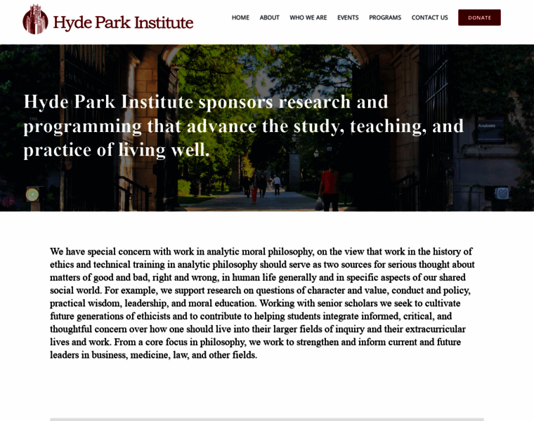 Hydeparkinstitute.org thumbnail
