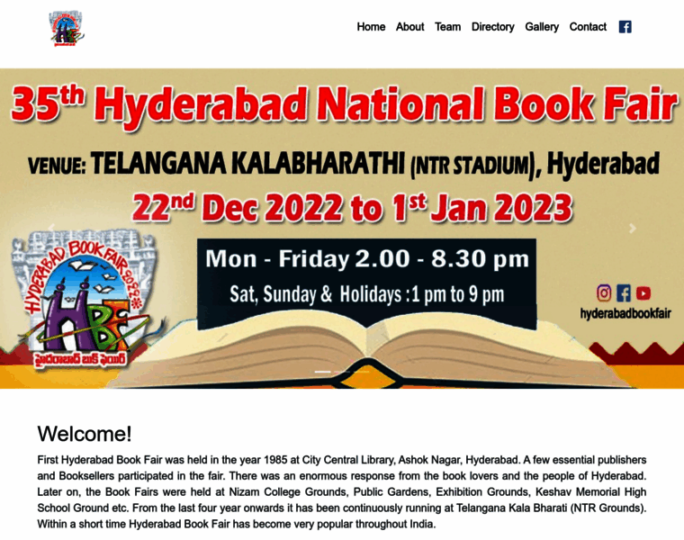 Hyderabadbookfair.com thumbnail