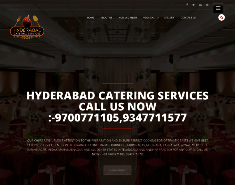 Hyderabadcateringservices.com thumbnail
