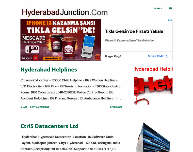 Hyderabadjunction.com thumbnail