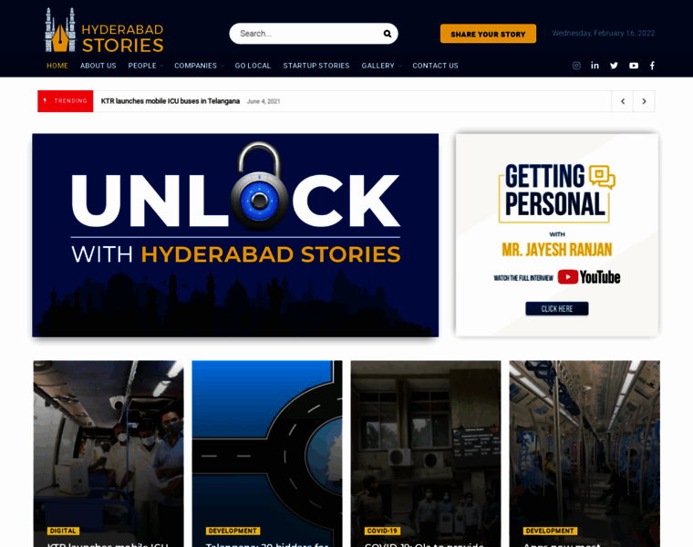 Hyderabadstories.com thumbnail