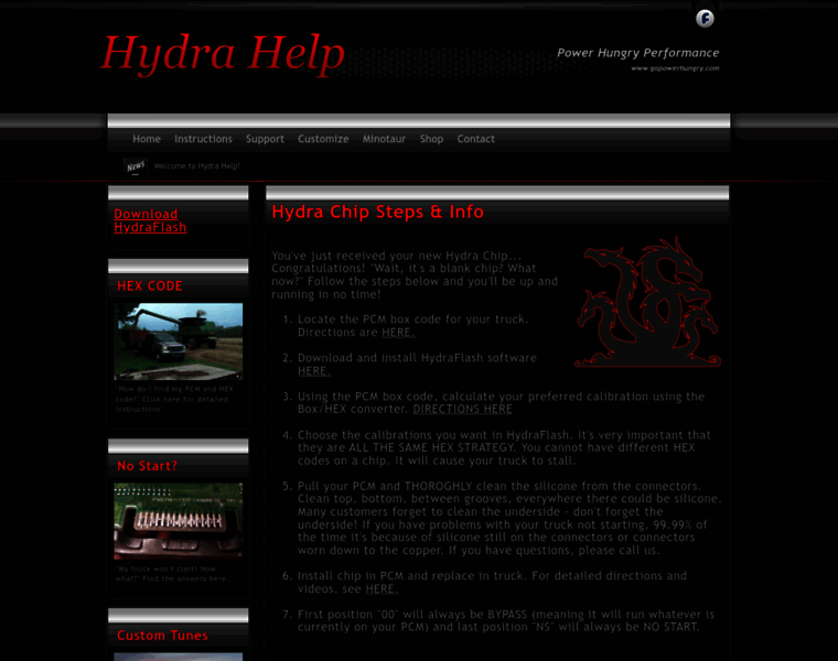 Hydrahelp.com thumbnail