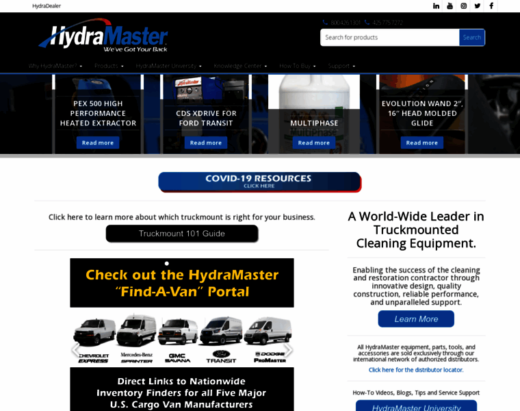 Hydramaster.com thumbnail
