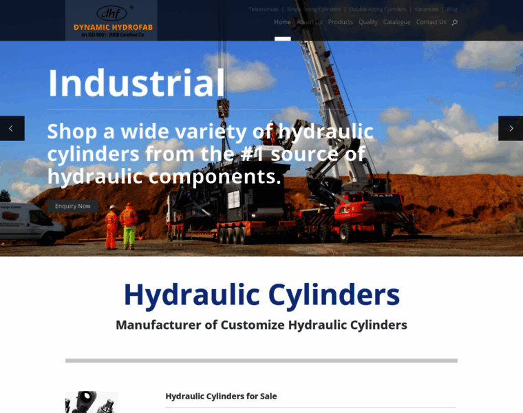 Hydrauliccylinders.co.in thumbnail