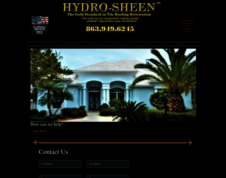 Hydro-sheen.com thumbnail