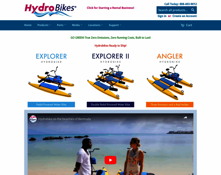Hydrobikes.com thumbnail