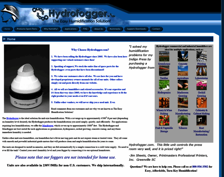Hydrofogger.com thumbnail
